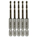 六角軸コバルトハイスステンドリル 微短 チョイみじ 3.2mm 5pcs サイズ:3.2mm SK11