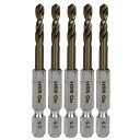 六角軸コバルトハイスステンドリル 微短 チョイみじ 4.5mm 5pcs サイズ:4.5mm SK11