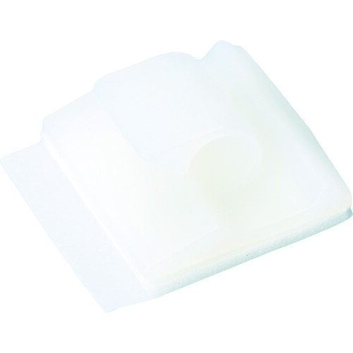 固定具 コードクリップ ゴム系粘着テープ付 ナチュラル100個入 ACC19-A-C パンドウイット