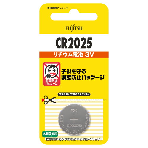 FDK 富士通 リチウムコイン電池 CR2025 (1個=1PK) CR2