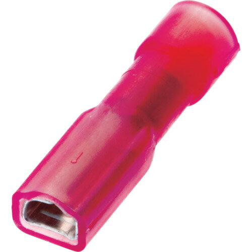 圧着端子 差込型完全絶縁 メス型 AWG22〜18 赤 100個入 DNF18-110FIB-C パンドウイット