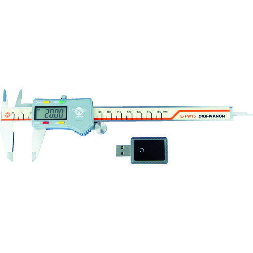 コンパクトワイヤレスデ-タ送信デジタルノギスE-FW E-FW15 カノン