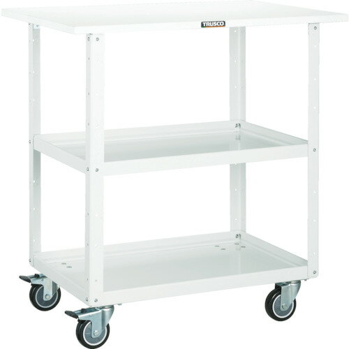 イーグルワゴン 600X400 天板付 ウレタン4輪自在 YG色 EGW-762TUJ-YG TRUSCO