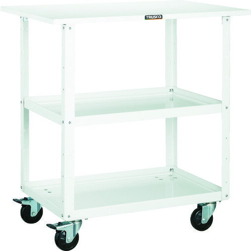 イーグルワゴン 600X400 天板付 4輪自在 YG色 EGW-762TJ-YG TRUSCO