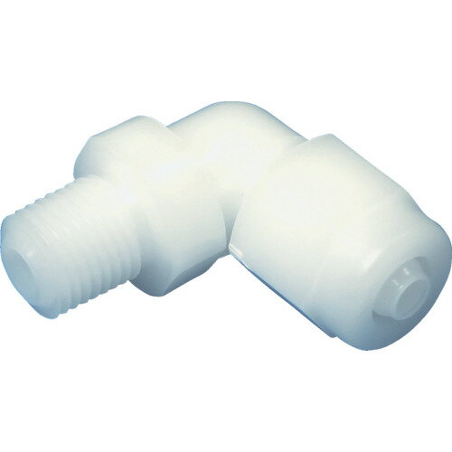 FUコネクターハーフエルボ ポリプロピレン(白)(1768-06) FHL0609R14PP アラム