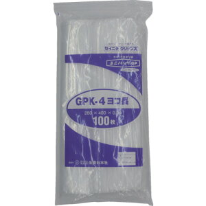 ユニパックGP ヨコ長 0.04mm 100枚入 GPK4YOKONAGA 縦:280mm セイニチ