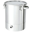 ステンレスタンク片テーパー型クリップ式密閉容器 20L KTT-CTH-30 日東