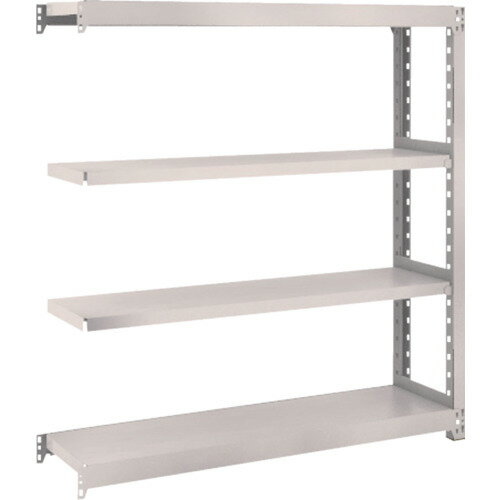 M2型軽中量棚 1160X300XH1200 4段 連結 ネオグレー M2-4434B TRUSCO