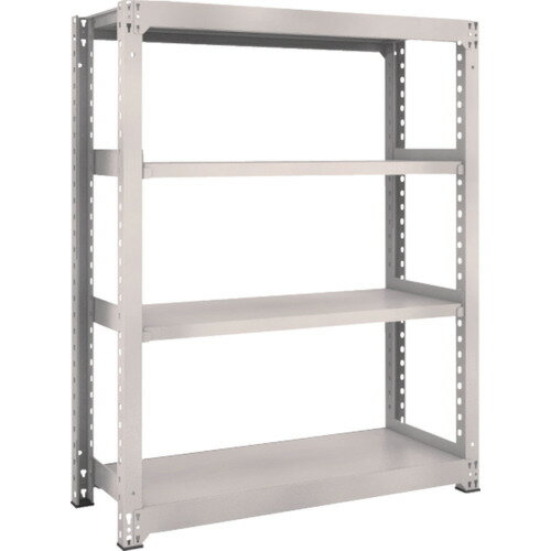 M3型中量棚 1200X471XH1500 4段 単体 ネオグレー M3-5454 TRUSCO