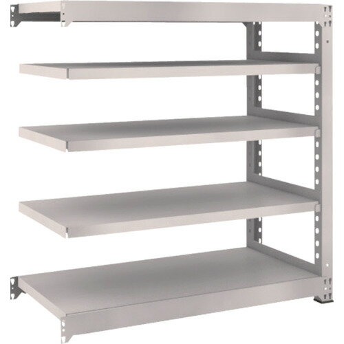 M5型中量棚 1200X571XH1200 5段 連結 ネオグレー M5-4465B TRUSCO