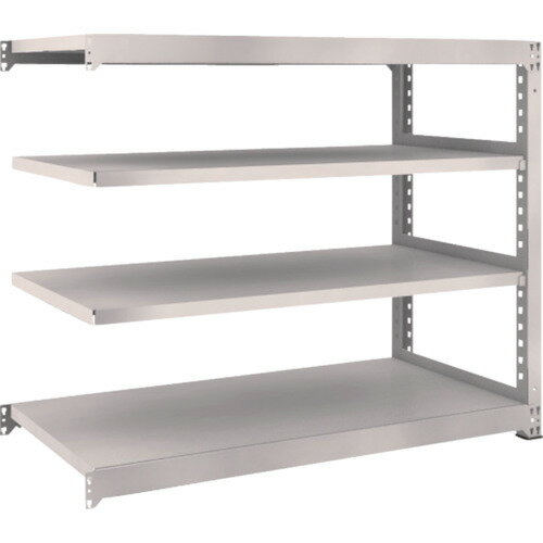 M5型中量棚 1500X721XH1200 4段 連結 ネオグレー M5-4574B TRUSCO
