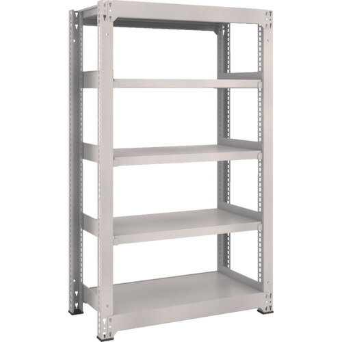 M5型中量棚 900X471XH1500 5段 単体 ネオグレー M5-5355 TRUSCO