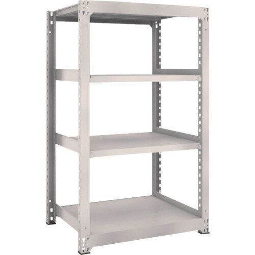 M5型中量棚 900X721XH1500 4段 単体 ネオグレー M5-5374 TRUSCO