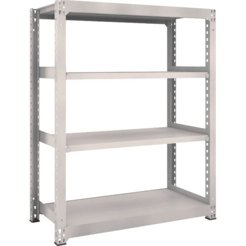 M5型中量棚 1200X571XH1500 4段 単体 ネオグレー M5-5464 TRUSCO