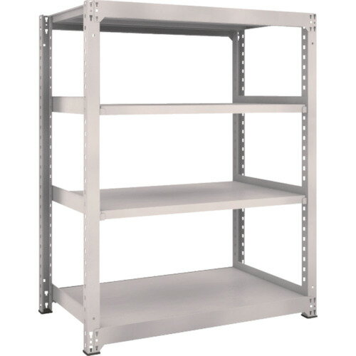 M5型中量棚 1200X721XH1500 4段 単体 ネオグレー M5-5474 TRUSCO