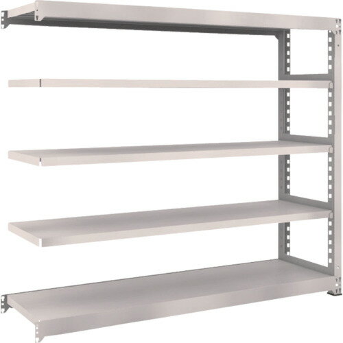 M5型中量棚 1800X471XH1500 5段 連結 ネオグレー M5-5655B TRUSCO