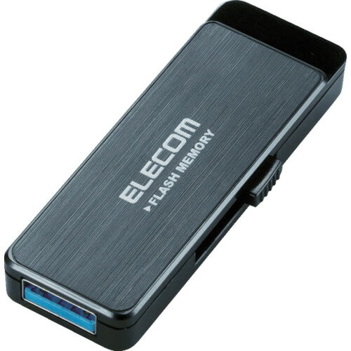 USB3.0フラッシュ 4GB AESセキュリティ機能付 ブラック MF-ENU3A04GBK エレコム