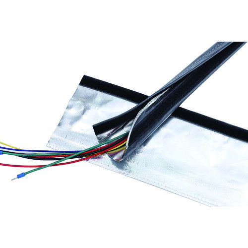 電磁波シールド結束チューブ マジックタイプ 70Φ5m MTF-70-5-R2 TRUSCO