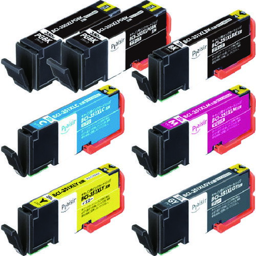 �ץ쥸���� CANON 350351���꡼��6��+350BK1�ĥ��å� PLE-C351XL6P+BK ���쥳��