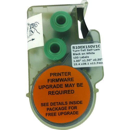 熱転写ハンディプリンタ用回転ラベル 白 ラベル数100枚 R100X150V1C パンドウイット