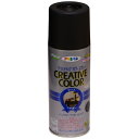 クリエイティブカラースプレー マットタイプ 300ml マットブラック アサヒペン