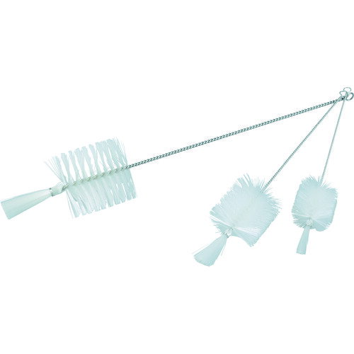 理化学ブラシ 瓶洗い用 ナイロン毛 ステンレス柄 TBPS1N 1本 TRUSCO