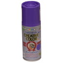 クリエイティブカラースプレー グロスタイプ 100ml パープル(つやあり) アサヒペン