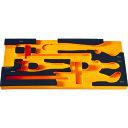 EVAフォーム 黒×オレンジ 3段式工具箱用 TIT44SBKF3 TRUSCO