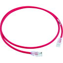 カテゴリ6A細径パッチコード UTP28X1MRD 赤 1m パンドウイット