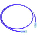 カテゴリ6A細径パッチコード UTP28X1MVL 紫 1m パンドウイット