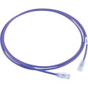 カテゴリ6A細径パッチコード UTP28X2MVL 紫 2m パンドウイット