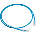 カテゴリ6A細径パッチコード UTP28X10MBU 青 10m パンドウイット