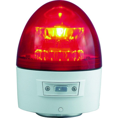 ニコカプセル VL11B型 LED回転灯 118パイ 赤 VL11B-003AR NIKKEI