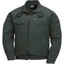 ファン付きウェア 綿薄手現場服ヘリンボンフルハーネス仕様ファン付きウェア3L XE98102-62-3L アーミーグレイ 3L ジーベック