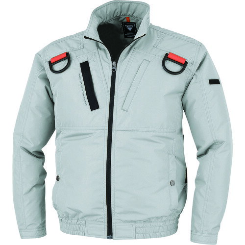 ファン付きウェア遮熱ハーネスブルゾンXE98103-22-LL XE98103-22-LL シルバーグレイ LL ジーベック