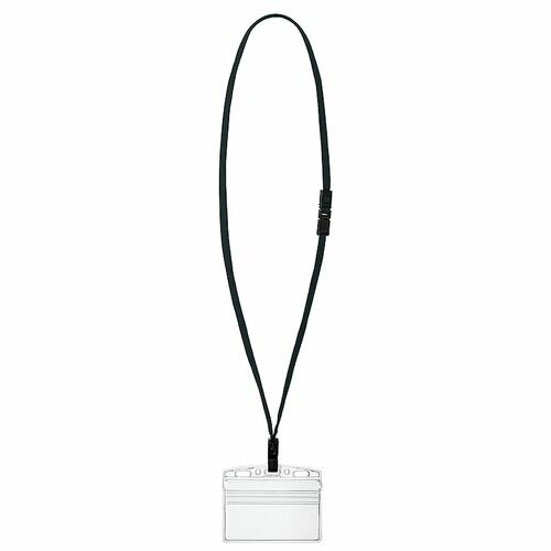 名札セット プロテクト ナフ-SP180D 黒 コクヨ