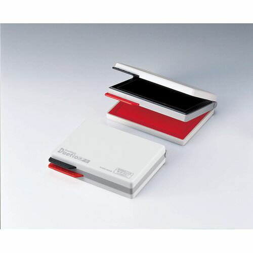 デュエット スタンプ台(エコス) HFW-2EC 赤・黒 シヤチハタ