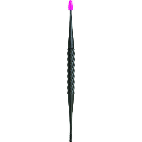 らせん式ゴムの耳かき(小さめブラシ)ピンク G2190 GREENBELL