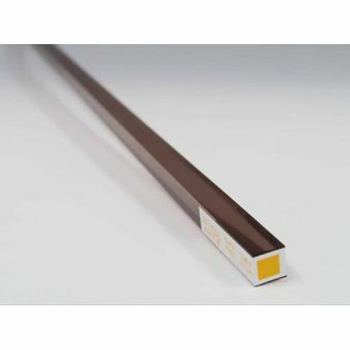 インテリア補材棒 溝なしX500mm クリア 10x10x500mm アクリサンデー