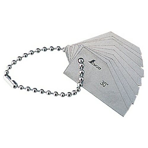 ★10%OFFクーポン 21日20:00〜23:59迄 さらにP5倍★ベベル角度測定ゲージ 9枚組 97784 シンワ