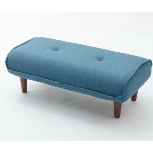 オットマン スツール 脚置き 和楽の極 2人掛け ポケットコイル 高反発 日本製 A280p-585BL タスクブルー 二人掛け セルタン