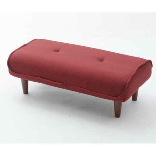 オットマン スツール 脚置き 和楽の極 2人掛け ポケットコイル 高反発 日本製 A280p-586RED タスクレッド 二人掛け セルタン
