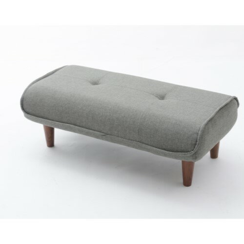 オットマン スツール 脚置き 和楽の極 2人掛け ポケットコイル 高反発 日本製 A280p-606GRY アッシュグレー 二人掛け セルタン