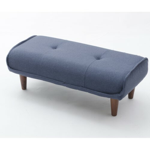 オットマン スツール 脚置き 和楽の極 2人掛け ポケットコイル 高反発 日本製 A280p-612DBL インディゴブルー 二人掛け セルタン