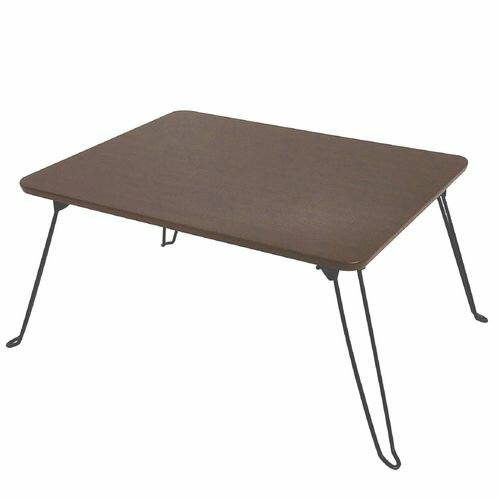 脚が折りたためる ●シンプルなテーブル。 ●約幅60×奥行45×高さ32cm。 ●F-TC6045DBR。 ●ご使用上の注意をご使用前に必ずお読みください。