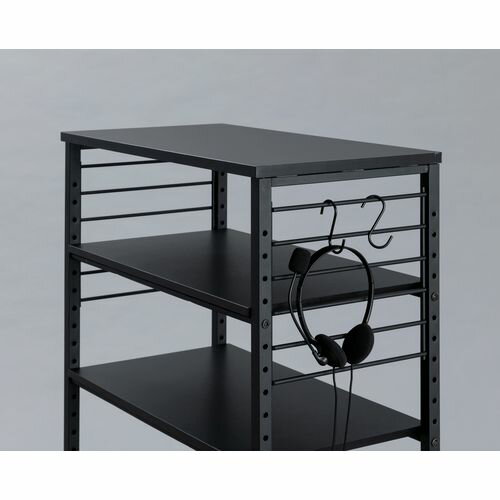 デスクサイドワゴン DSW-600 ブラック アイリスオーヤマ [2]