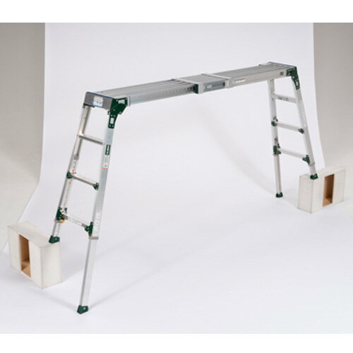 【法人限定】天板・脚部伸縮作業台4段 VSR1713FX 4段 ALINCO