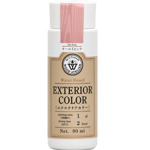 エクステリアカラー 90ml EC-04 オールドピンク ウッドアトリエ