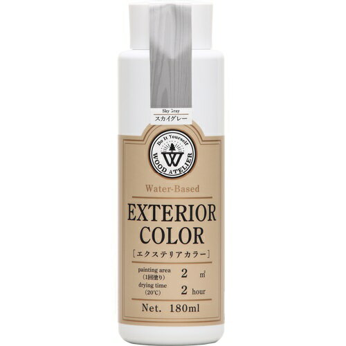 エクステリアカラー 180ml EC-03 スカイグレー ウッドアトリエ