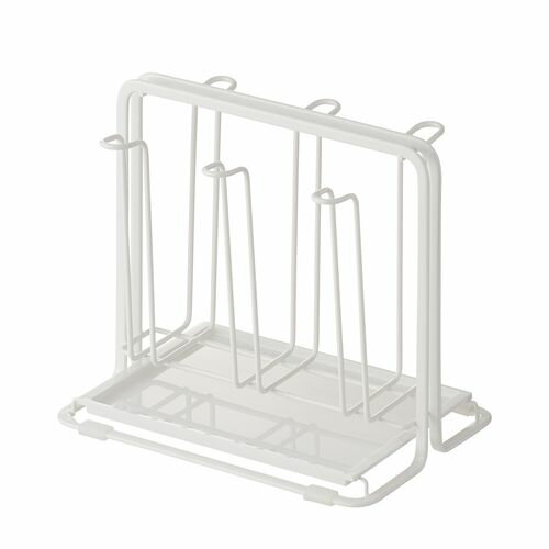 Wコート コップスタンド トレー付 ホワイト キッチン用品 Nポゼ